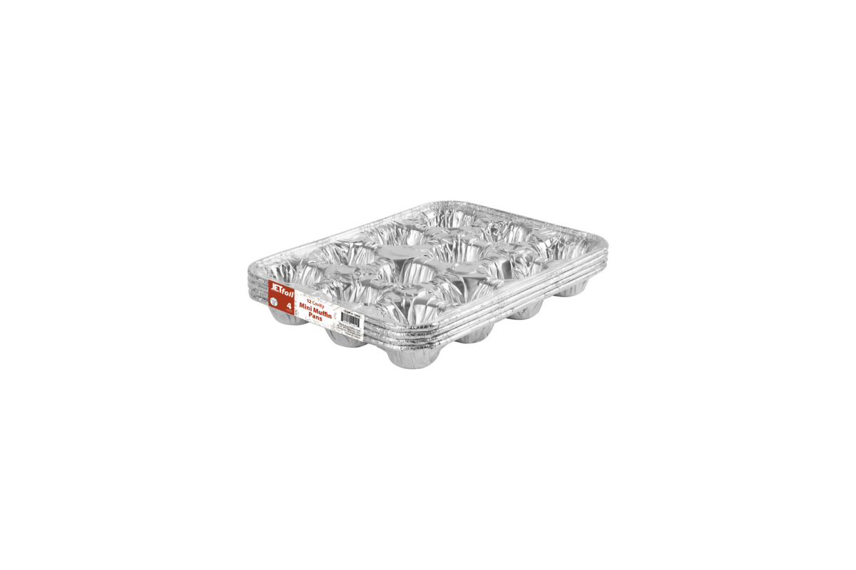 12 Cavity Mini Muffin Pans 4pk