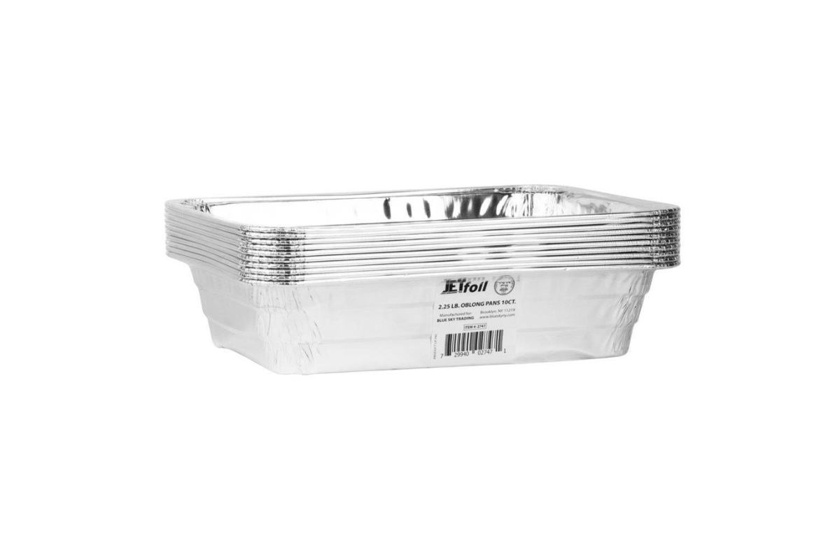 2.25 lb. Oblong Pans New Design 10 ct.