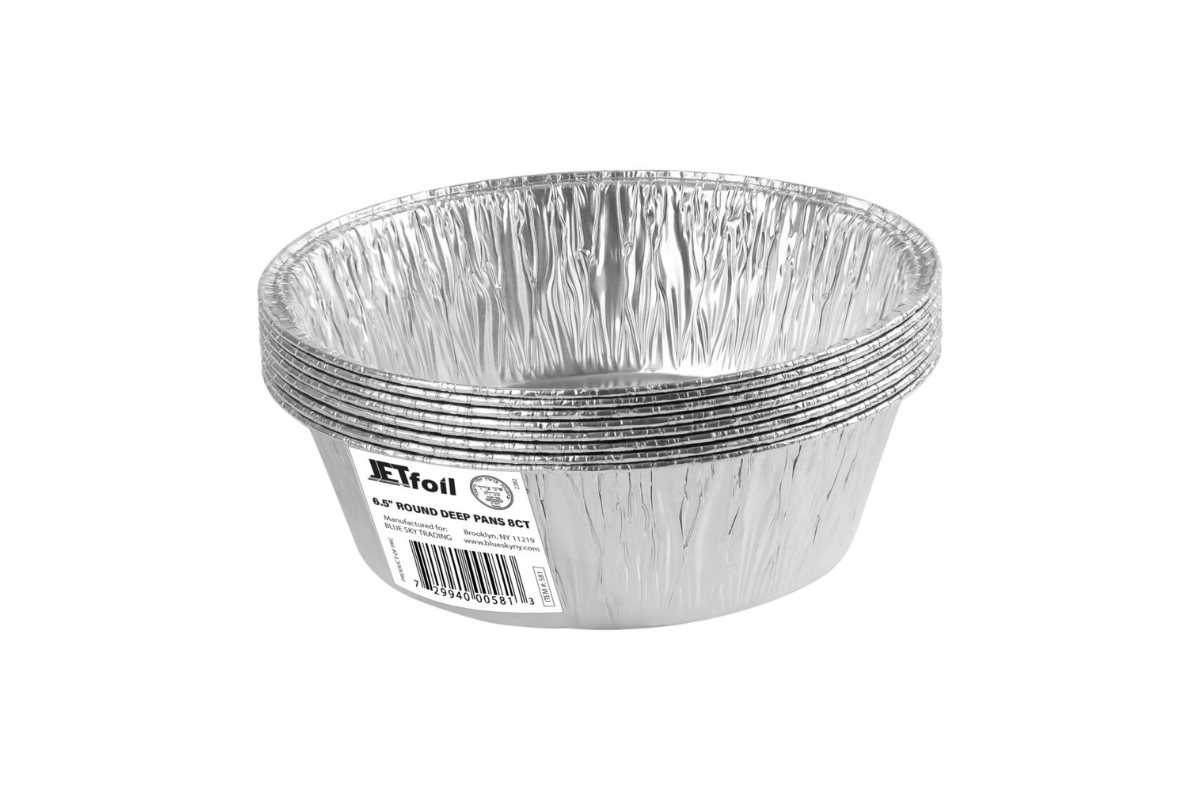 Round Aluminum Pan 6.5 inch 8pk