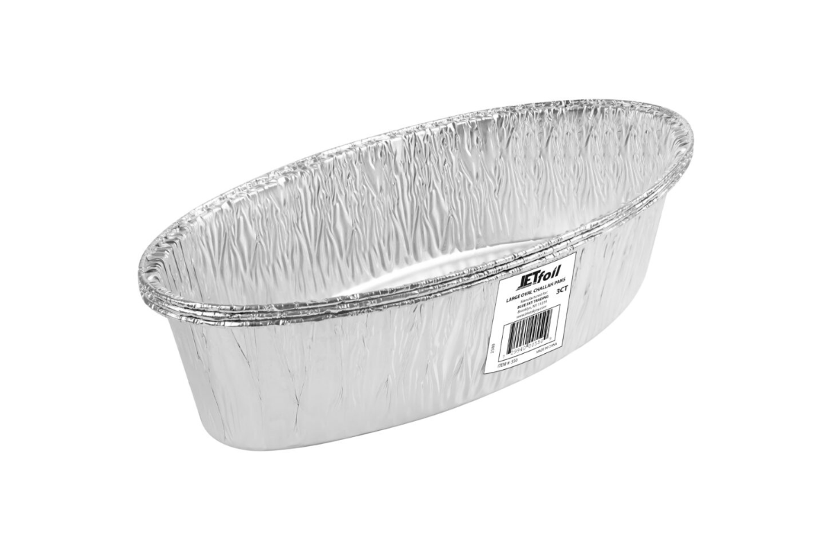 Oval Challah Pans Large 3pk