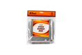 Sqaure Aluminum Burner Bibs 5pk