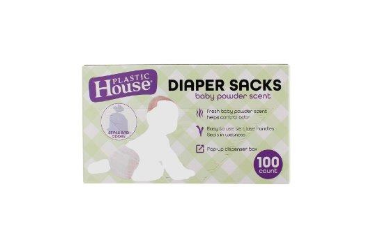 Diaper Bags Plastic House 100 ct.