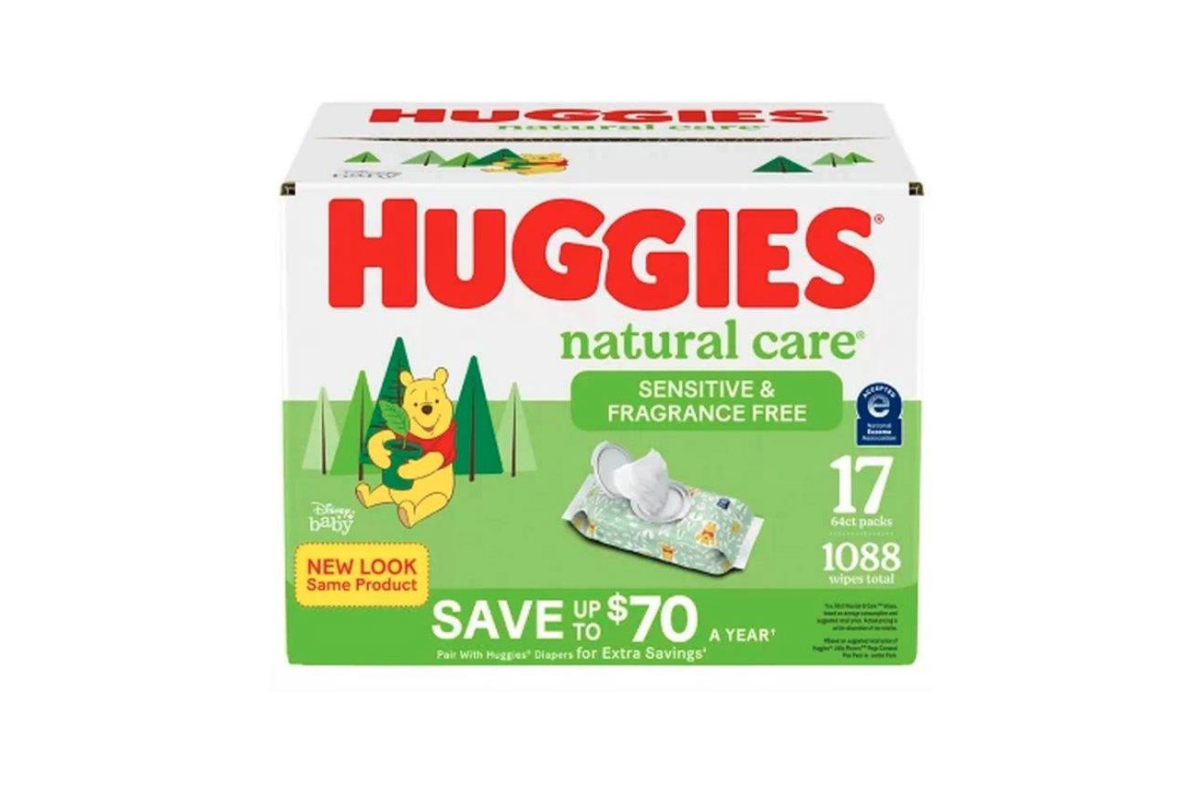 Huggies Baby Wipes Sensitive Flip top