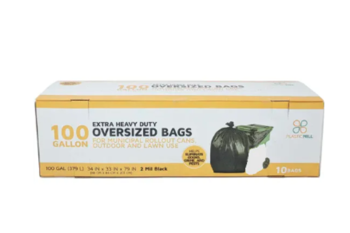 100 Gallon Outdoor garbage Bags 10 ct.