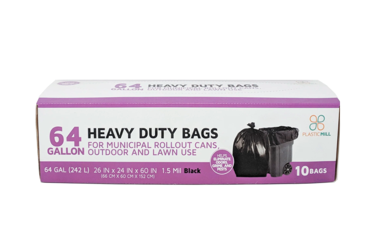 64 Gallon Outdoor Garbage Bags 10 ct.