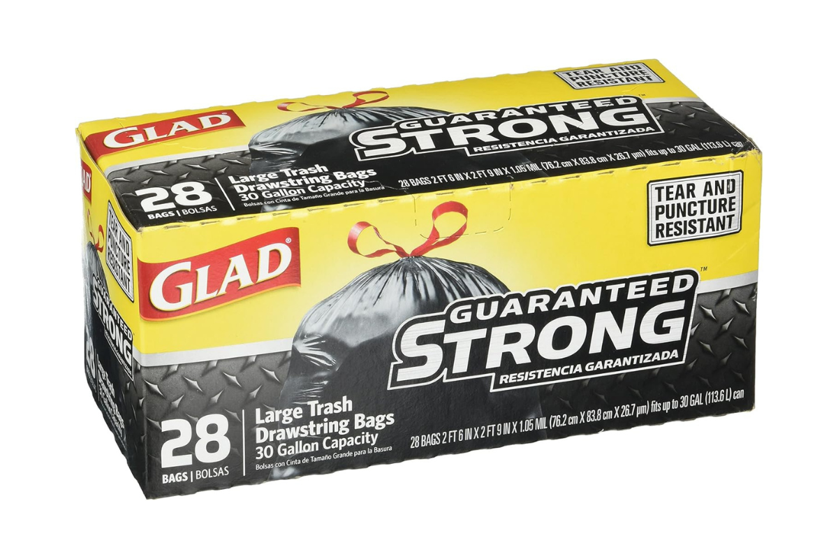 Glad Trash Bags 28 ct. Drawstring