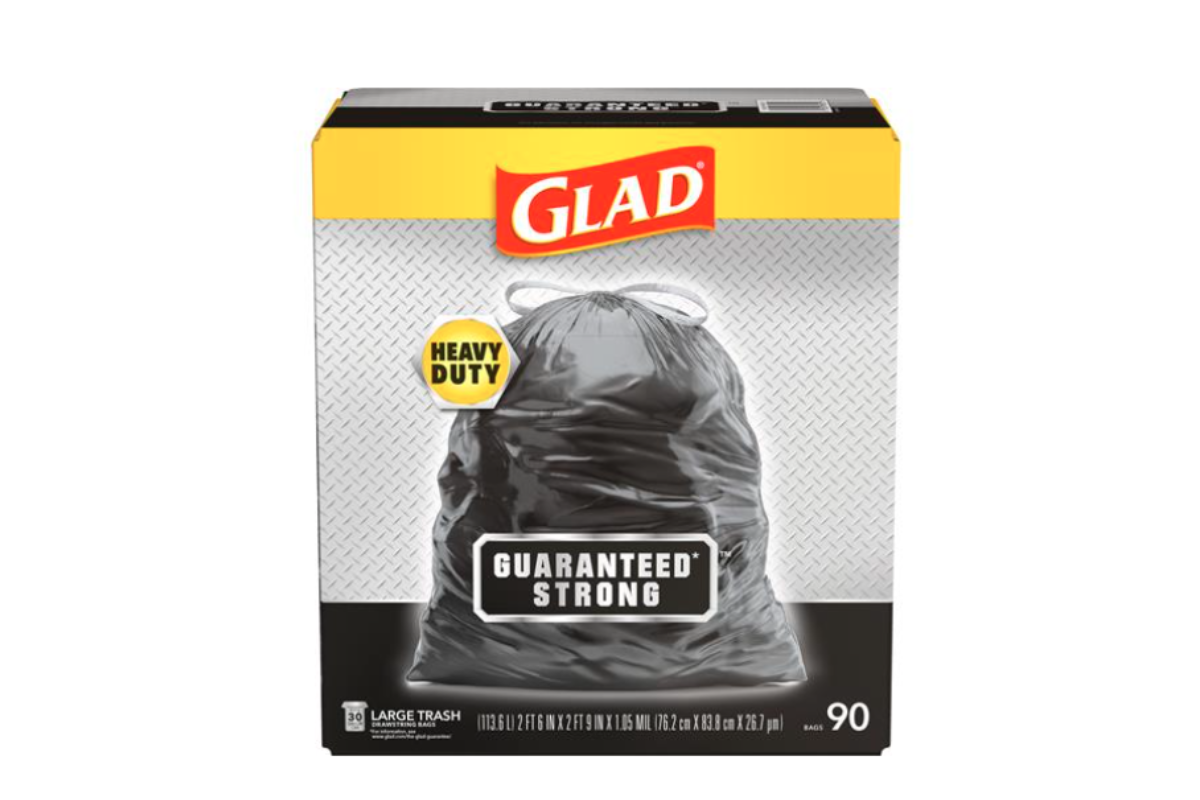 Glad Trash Bags 90 ct. Drawstring