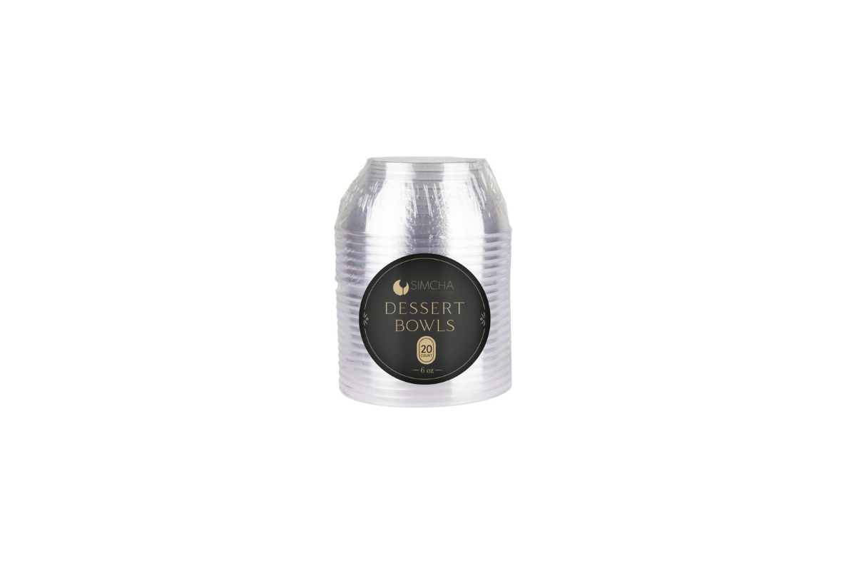 6 OZ CLEAR PLASTIC BOWLS 20 CT. SC
