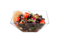 Serving Bowl Square Clear 128 oz 3pk