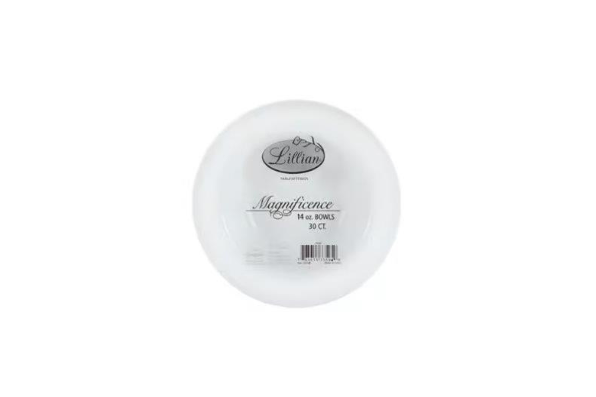 14 oz. White Pearl Bowls 30 ct.