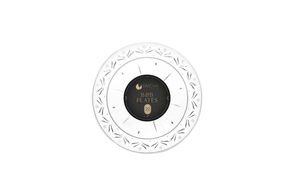 6 inch Clear Plates sc 20 ct.