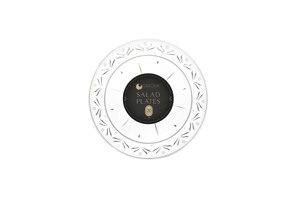 7 inch Clear Plates sc 20 ct.
