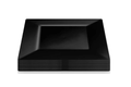 10.25 inch Black Square Plates 10 ct.