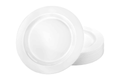 7.5 inch White Lilian plates 40 ct.
