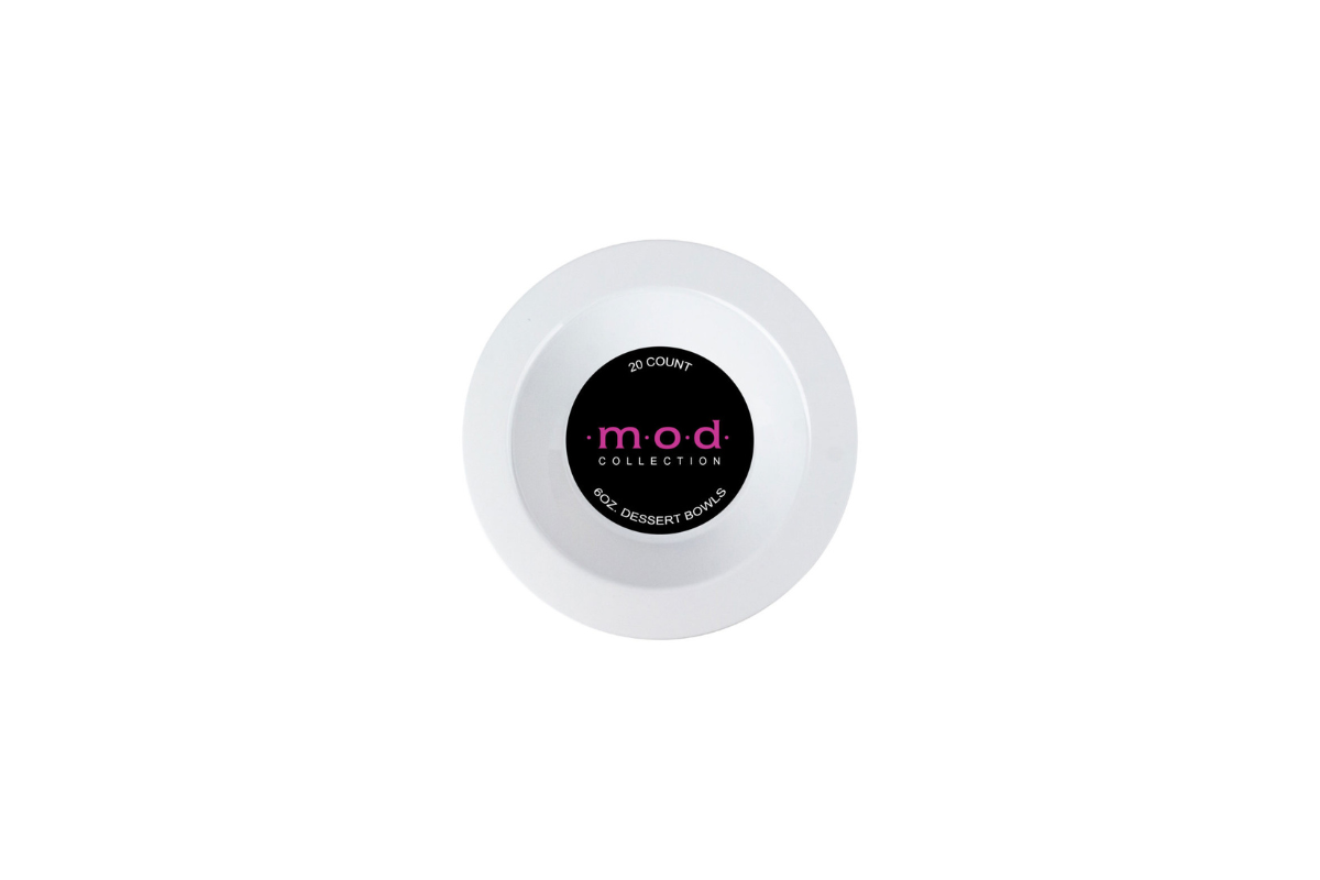 6 oz. White MOD Bowls 20 ct.