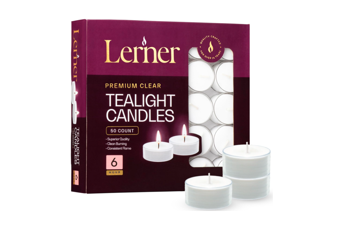 Lerner Clear Tealights 6 Hour 50 ct.