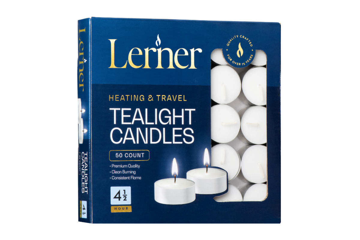 Lerner Tealights Box 4.5 Hour 50 ct.