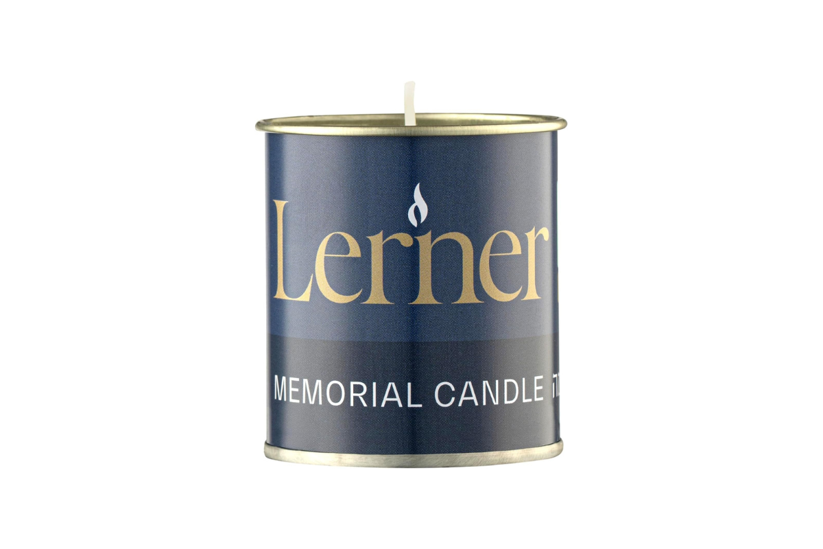 Lerner Memorial Tin candle 26 Hour