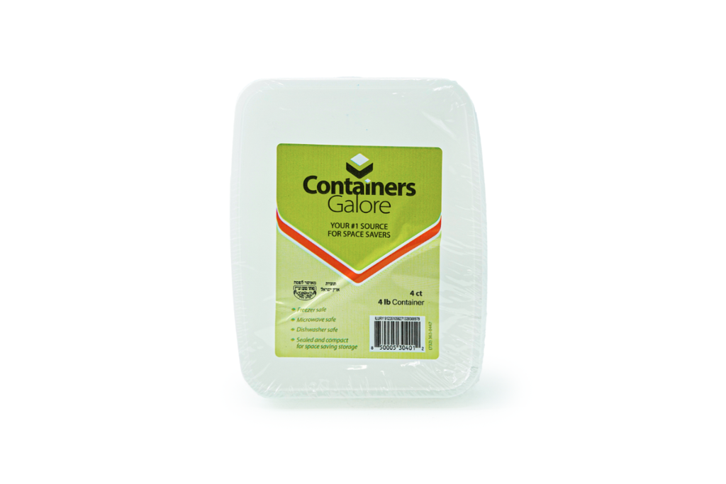 Containers Galore 4 lb. 4 ct.