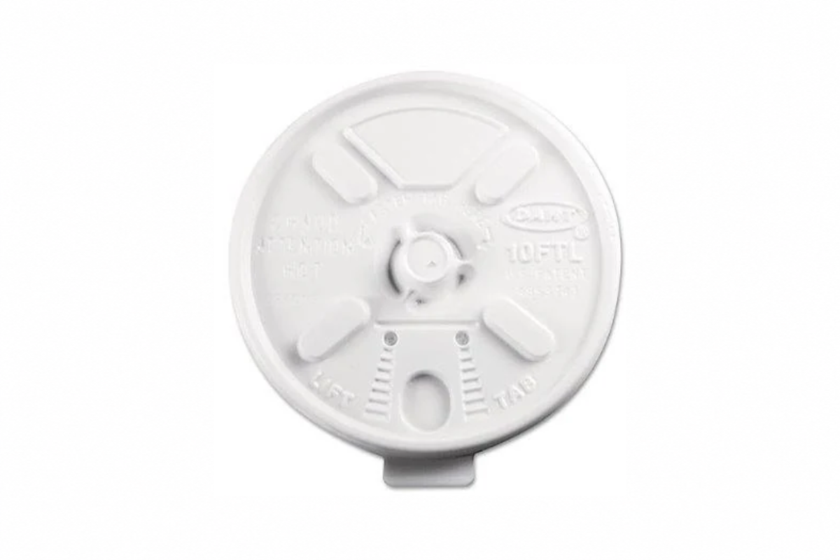 10FTL Lids For Dart 10 oz. Foam Cups 1000 ct.