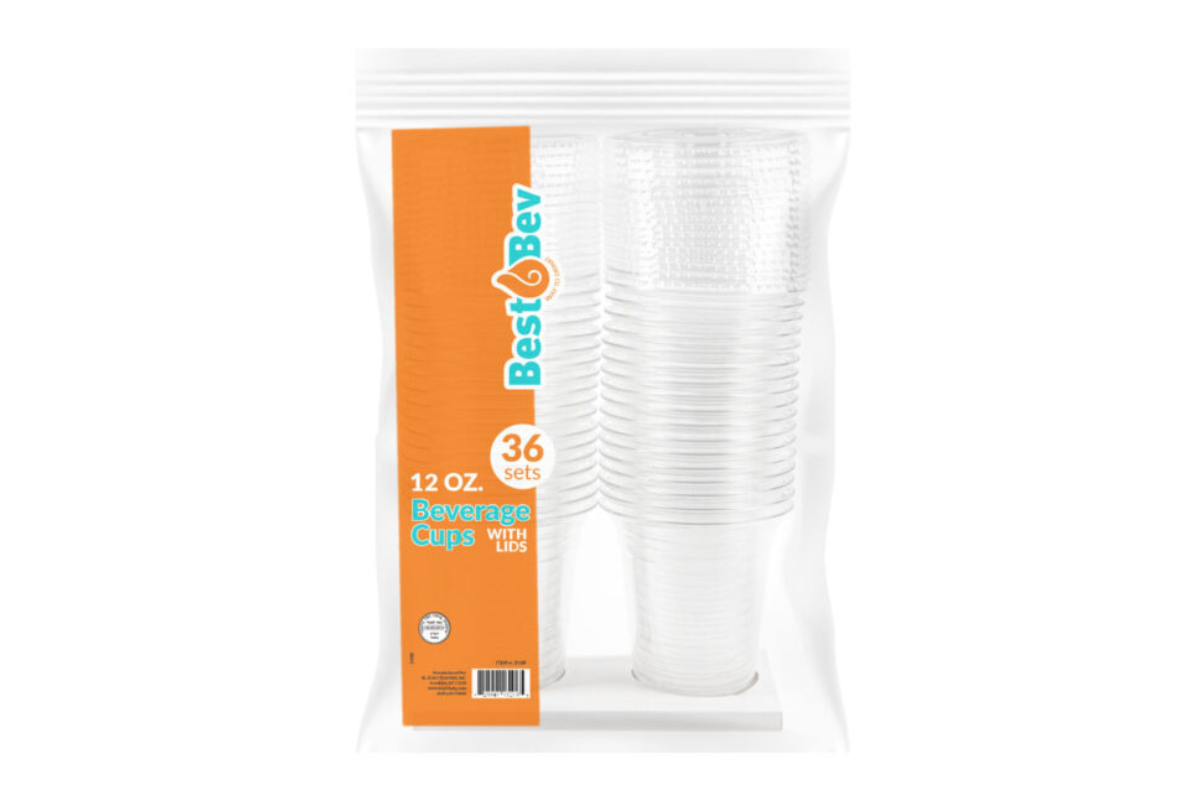 12 oz. Smoothie Cups With Lids 36 ct.