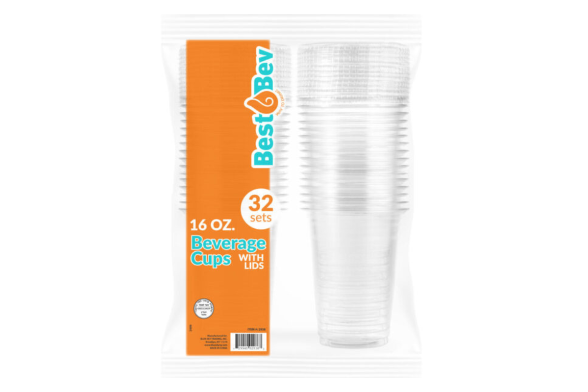 16 oz. Smoothie Cups With Lids 32 ct.