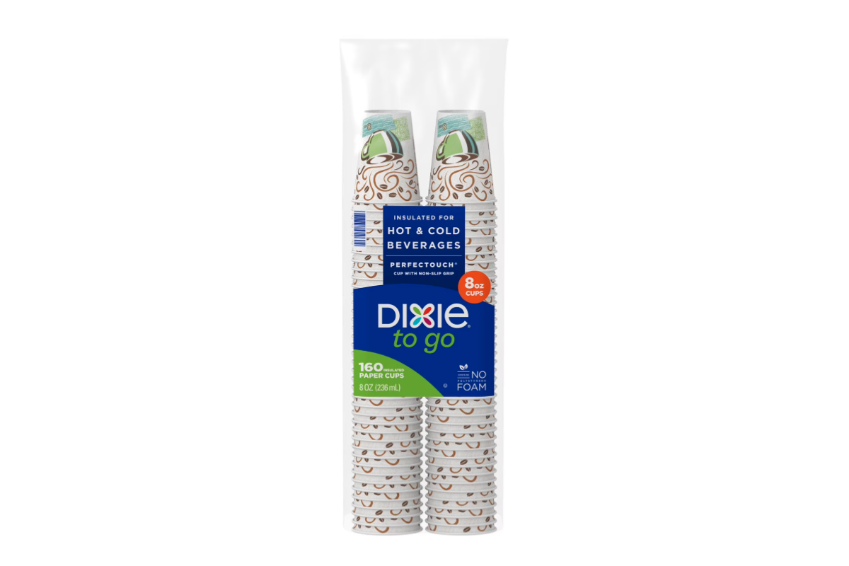 8 oz. Dixie Hot cups 160 ct.