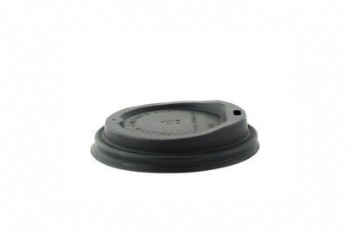 Dome Lids 10-24 oz. For Paper Hot Cups Black 50 ct.