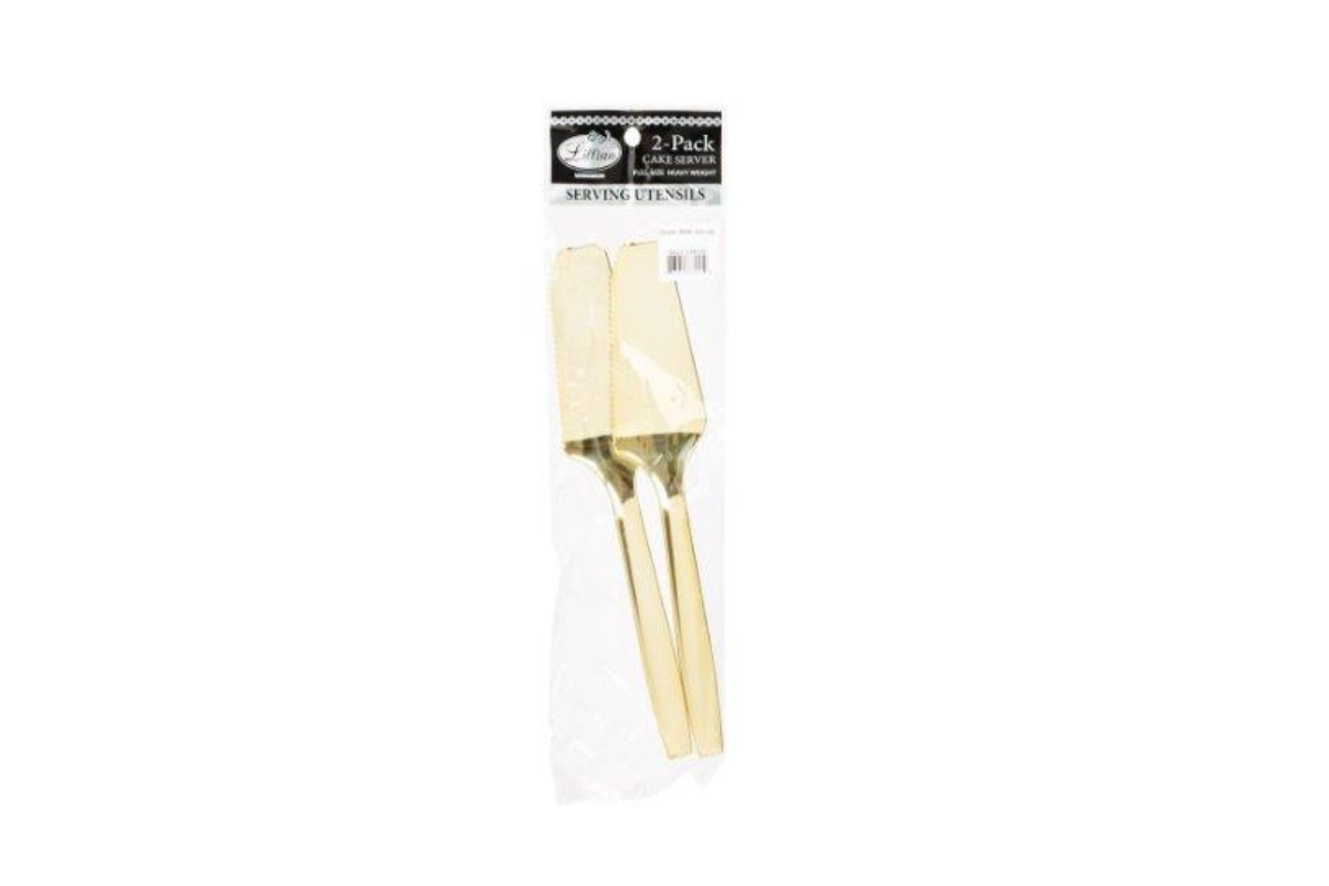 Cake Server Gold 2-Pack