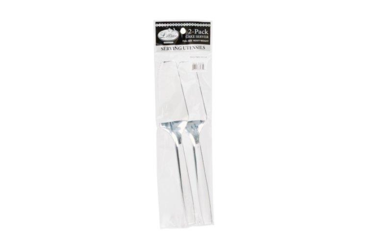 Cake Server Silver 2-Pack