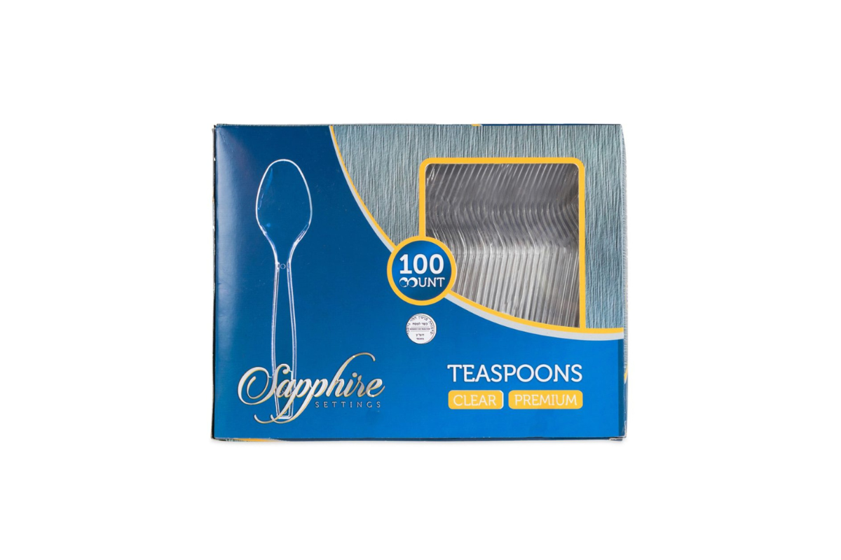 Clear Teaspoons King Size 100 ct.
