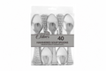 Hammered Collection Silver Soup Spoons 40 ct.