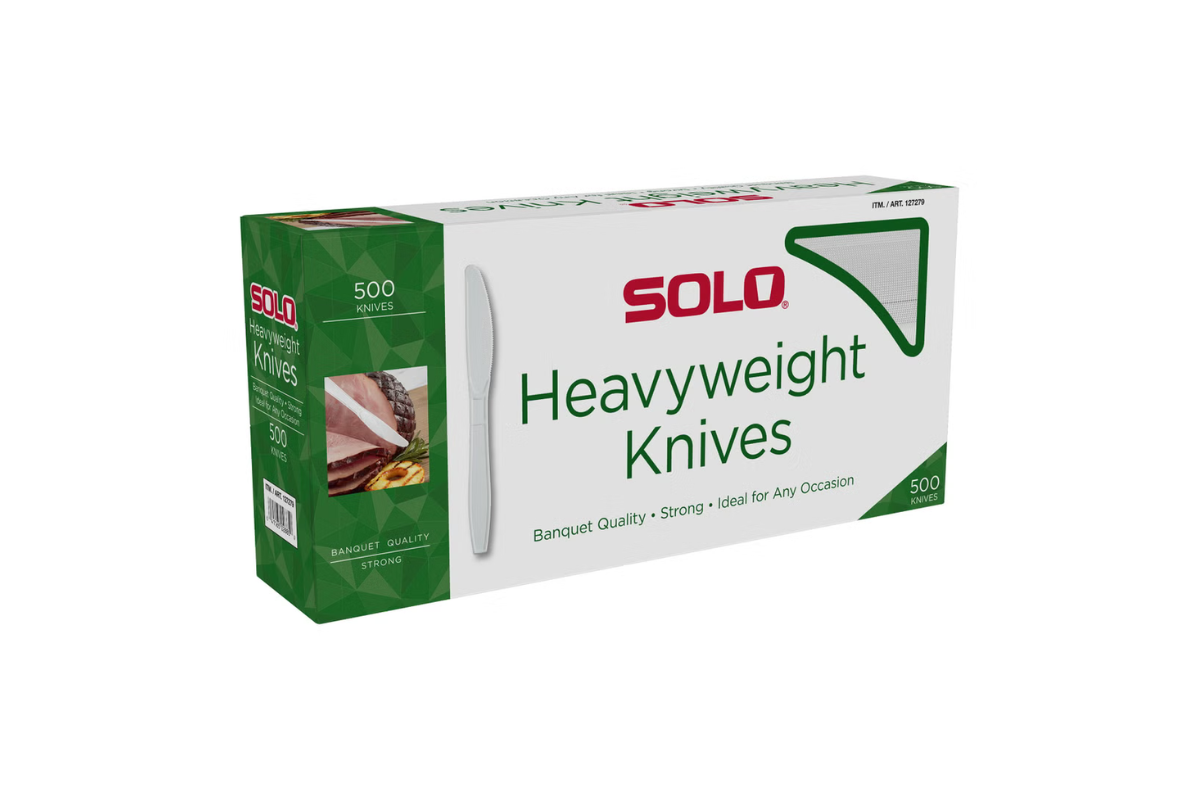 Solo White Knives 500 ct.