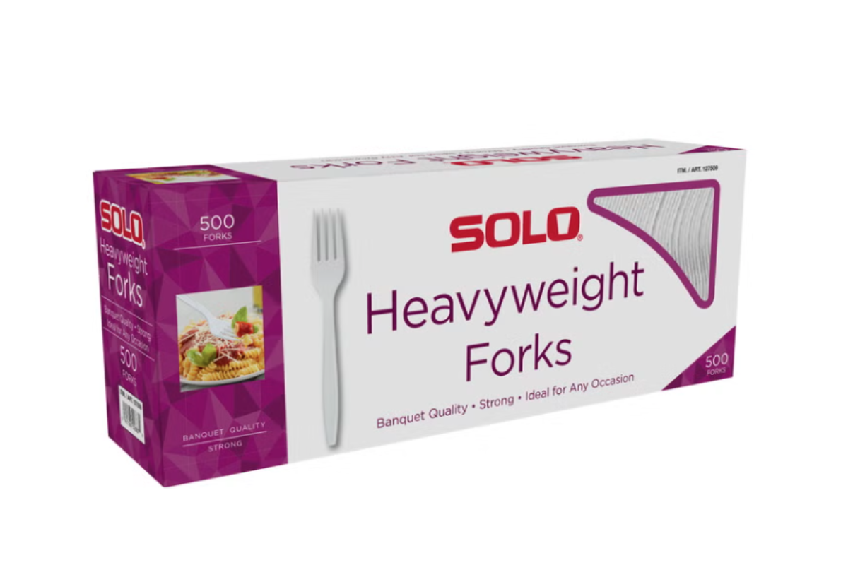 Solo White Forks 500 ct.