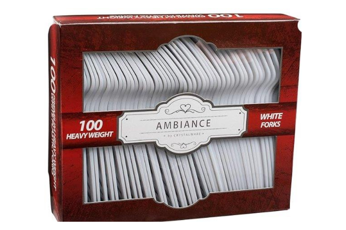 White Forks 100 ct. Heavy Duty