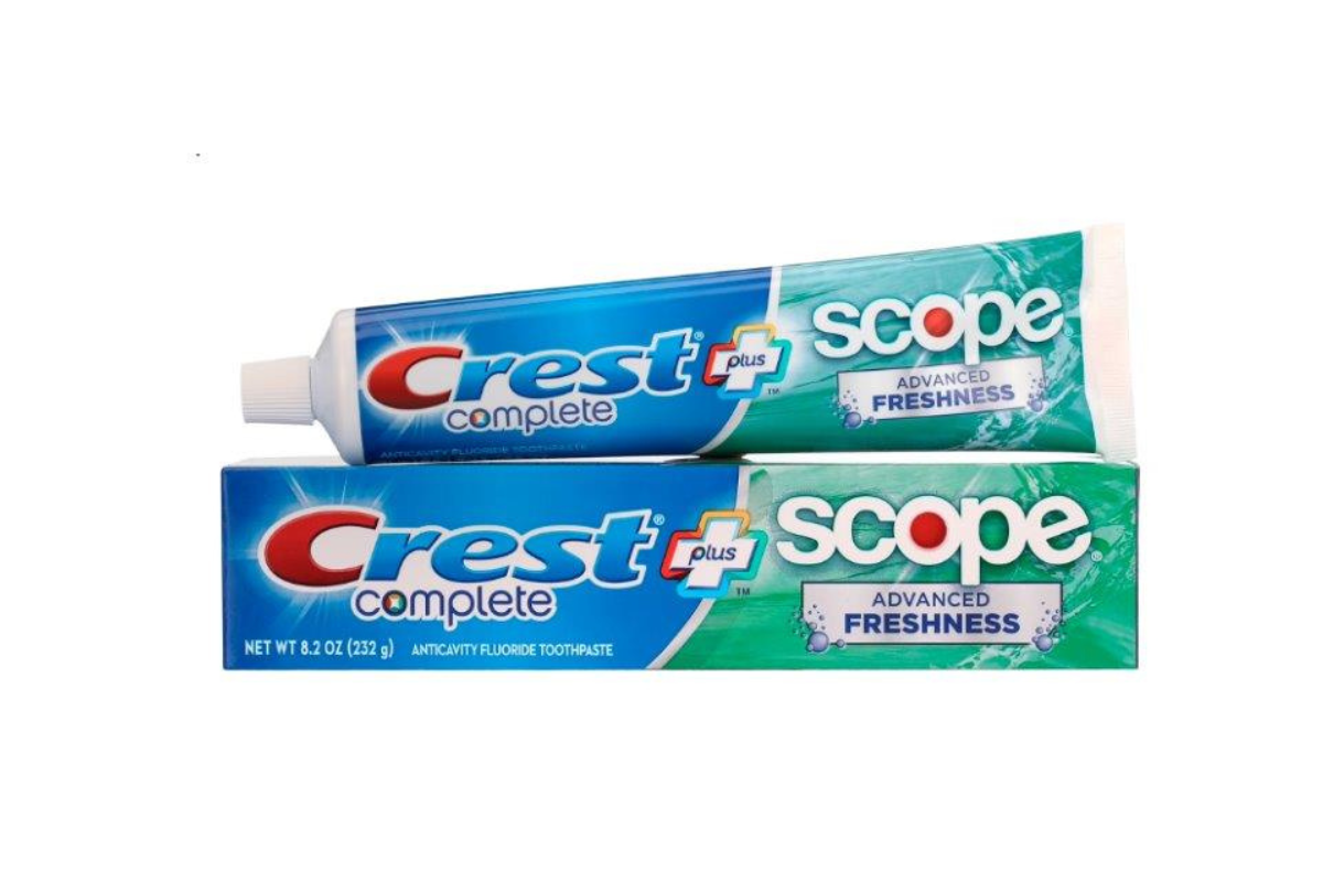 CREST TOOTHPASE COMPLETE + SCOPE