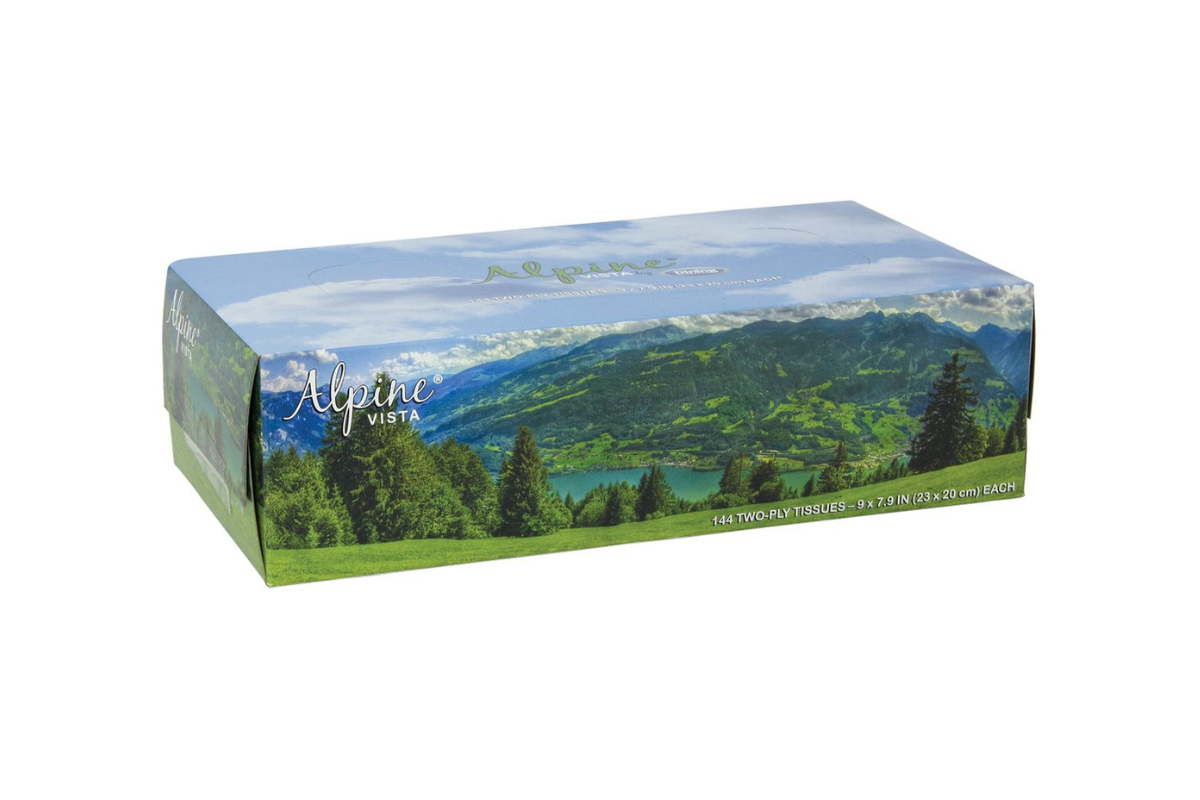 Case Alpine Facial Tissues